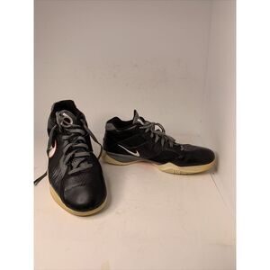 NIKE Zoom KD Flywire Black White Leather Hi Sneaker Basketball Men's‎ Shoe 14